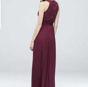 David's bridal chiffon dress